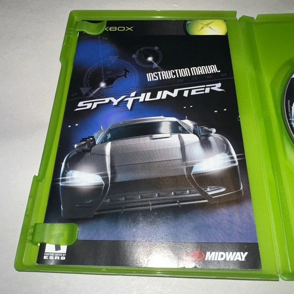 SpyHunter (Microsoft Xbox, 2002) Complete CIB W/ Registration Card Exc Condition